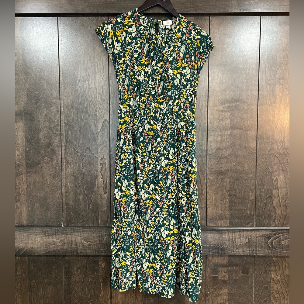 A New Day Multicolor Floral Midi Dress